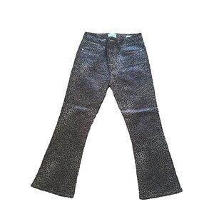 Frame Le Crop Mini Boot Cut Jeans in Leopard sz. 29